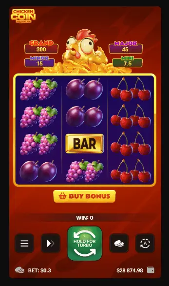 Modo de juego de Chicken Coin