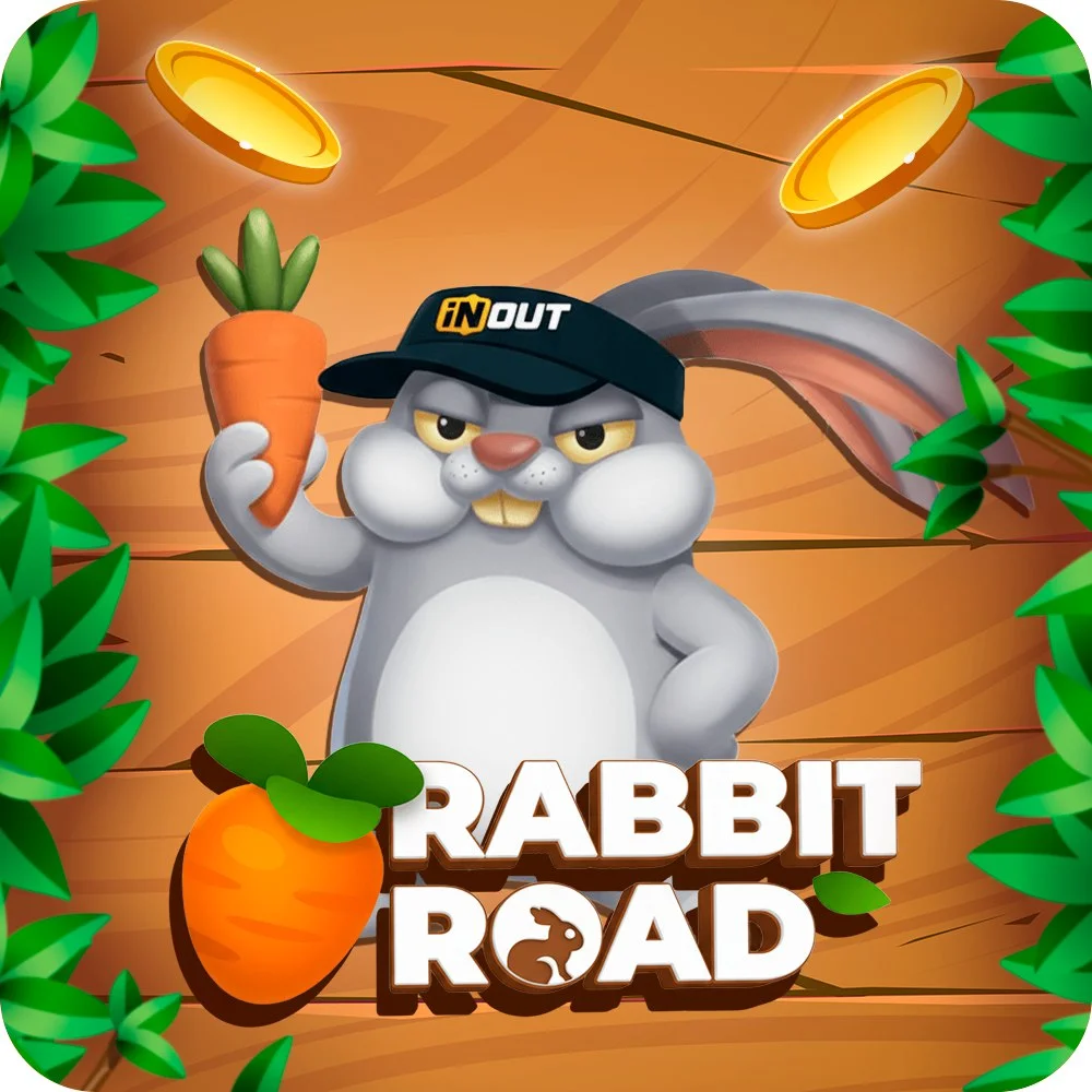 Imagen del juego Rabbit Road con un conejo